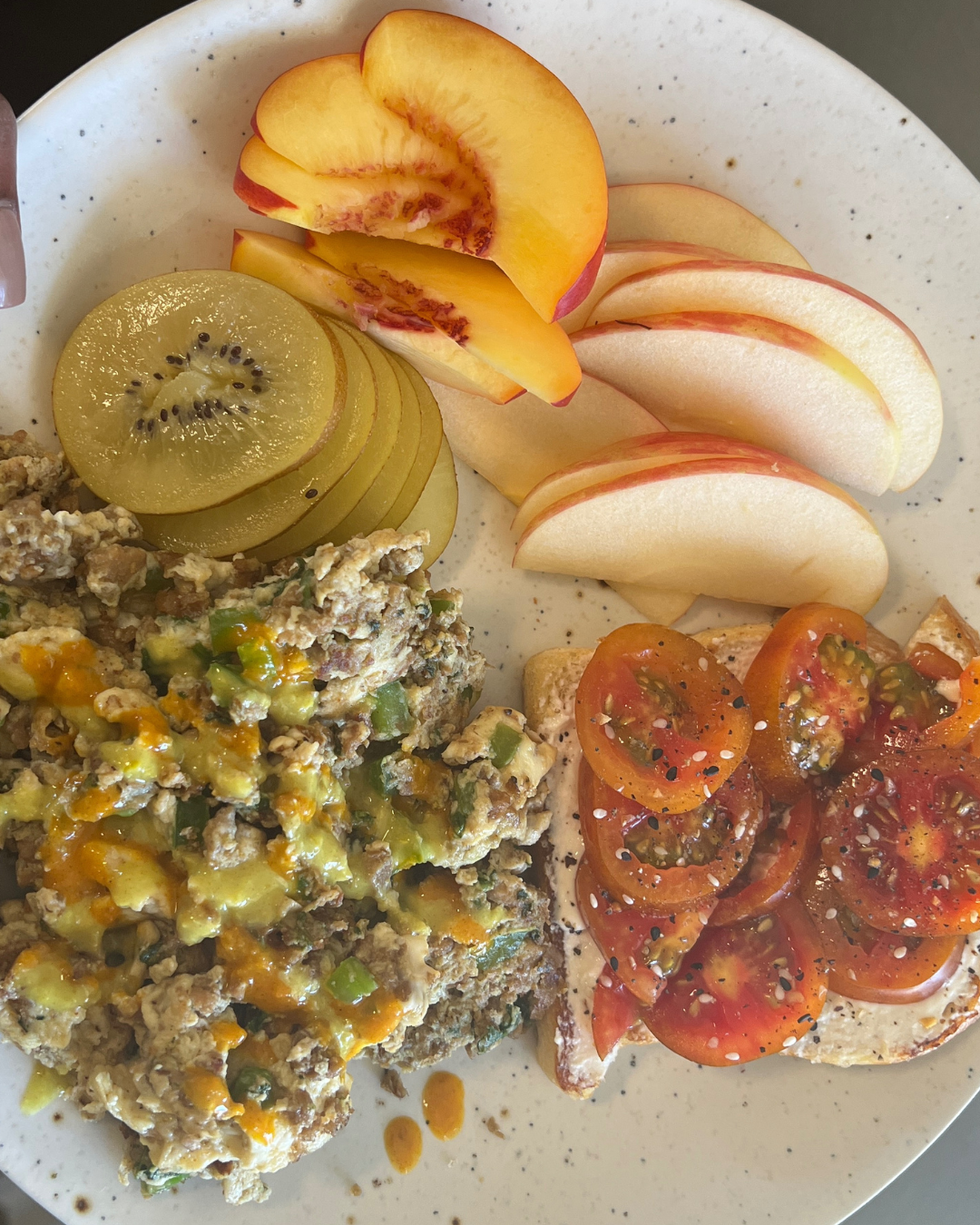 breakfast scramble plate